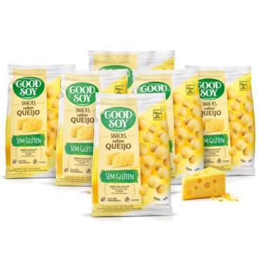 Imagem de Kit 6 Snacks de Soja GOODSOY Sabor Queijo 25g - Sem Glúten