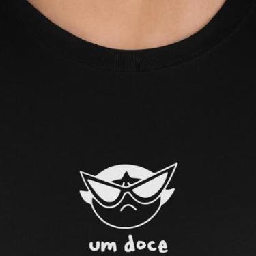 Imagem de Camiseta Estampada Frase Um Doce-Unissex