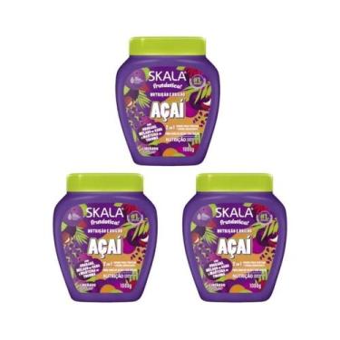 Imagem de Creme Skala 1Kg 2 X 1 Pentear E Hidratar Açai - Kit C/3Un