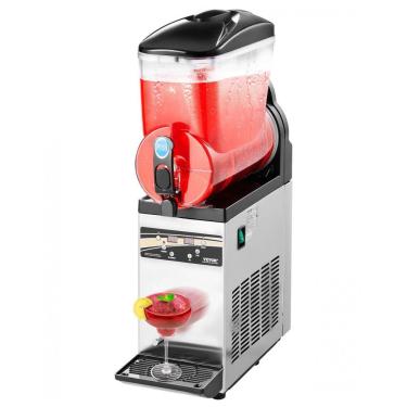Imagem de Máquina de Frozen VEVOR, Tanque Único de 15L para Uso Comercial, 60 Copos em Aço Inoxidável para Margarita, Smoothie e Bebidas Congeladas