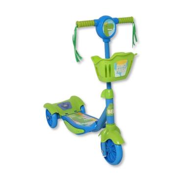 Imagem de Patinete Infantil 3 Rodas Dino Azul - Belfix