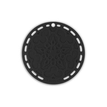 Imagem de SUPORTE LE CREUSET SILICONE FRENCH PARA PANELAS 20CM BLACK ONYX 93007300140002