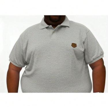 Imagem de Camiseta Polo Plus Size Masculina fio 30 - G1 ao G5 - obeso gordinhos 