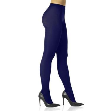Imagem de Meia Calça Fio 40 Opaca Loba 5830-001, Azul, P
