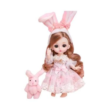 Imagem de Boneca Princesa Articulada De 16cm Com 13 Juntas, Brinquedo DIY BJD Co