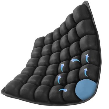 Imagem de Almofada Inflável Portátil para Assento de Viagem Ajustável para Avião