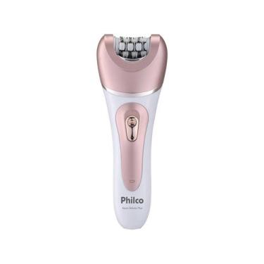 Imagem de Depilador Philco Aqua Deluxe Plus PDP02R Sem Fio Branco / Rosa Bivolt,