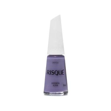 Imagem de Esmalte Risqué Coloridos Lavanda Alma Lilás - Cremoso Hipoalergênico 8