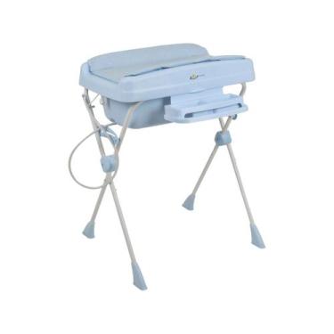 Imagem de Banheira de Bebe Portatil Burigotto Millenia+ Baby Blue Azul, Azul