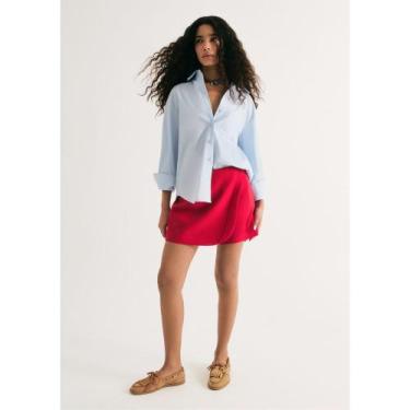 Imagem de Shorts Saia Em Peach Touch - Vermelho 034 - Hering Adulto, 034