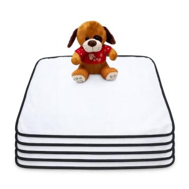 Imagem de Kit 6 Tapetes Higiênicos Laváveis 70x50cm Super Absorventes até 200 La