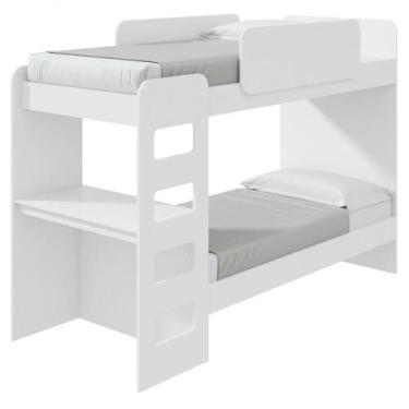 Imagem de Beliche Solteiro Olga Cantos Arredondados Com Led Branco - Lopas - MÓV