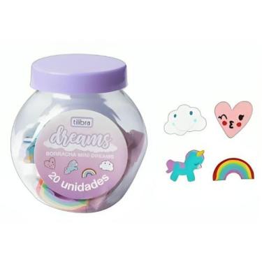 Imagem de Borracha Mini Dreams Com 20 Unidades - tilibra