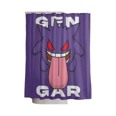 Imagem de Cortina De Chuveiro Com Desenho De Squirtle Pokemon, Decoração Leve Pa