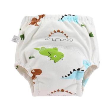 Imagem de Calças De Treinamento De Algodão Para Bebês, Fraldas De Pano Reutilizá