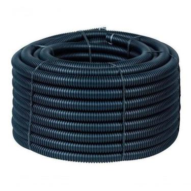 Imagem de Conduíte Eletroduto Conduite Eletroduto 3-4 Reforçado Rolo 50 Metros Dual Preto Higipack