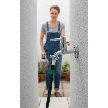 Imagem de Torneira Parede Metal 1/4 Volta com Aerador Luxo - Congratulations Sto