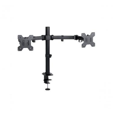 Imagem de Suporte Articulado SM341C para 2 Monitores de 13" a 32" com Organizador de Cabos Preto...