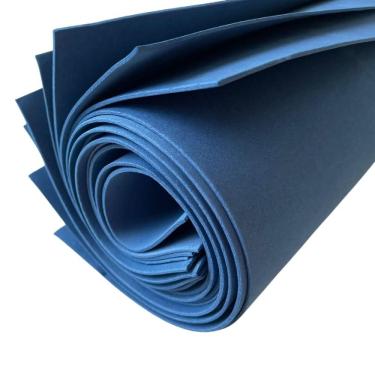 Imagem de Placa de Eva Dubflex para Artesanato Atóxico 40cm X 60cm Kit com 10 Folhas Escolares Az...
