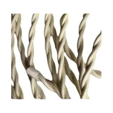 Imagem de Cabo De Tecido Trançado Vintage 2 Fios 0.75mm Fio Elétrico De Cobre 5m