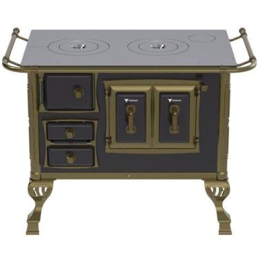 Imagem de Fogão a Lenha Venax N1 Saída Direta 33004 Colonial Sem Tampa