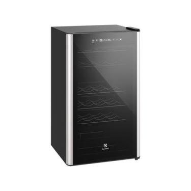 Imagem de Adega Electrolux 29 Garrafas com Compressor Dual Zone Preta com LED WD