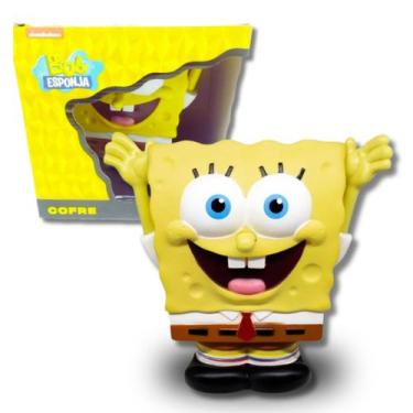 Imagem de Cofre Bob Esponja 3D Vinil 17x18 - Zona Criativa