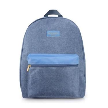 Imagem de Mochila Bolsa Escolar Costas Adulto Juvenil Casual Trabalho Viagem Uni