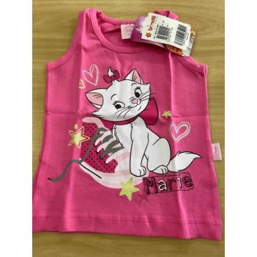 Imagem de Blusa Regata Gatinha Marie Infantil Menina Verão Calor Brandili, 1