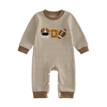 Imagem de Macacão BemeyourBBS Newborn Baby Boy Fall Romper de 12 a 18 meses