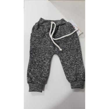 Imagem de Calça Saruel Quentinha Infantil Masculina - Babe Bee, Cinza, M
