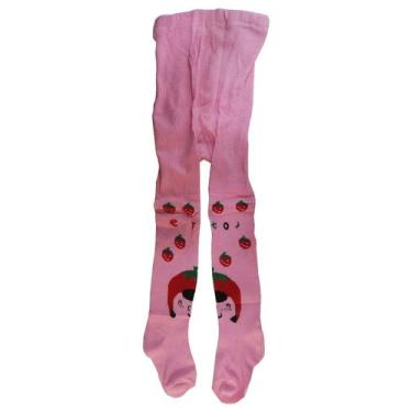 Imagem de Meia Calça Infantil Grossa Minina Minino Estampa Inverno Proteção Frio