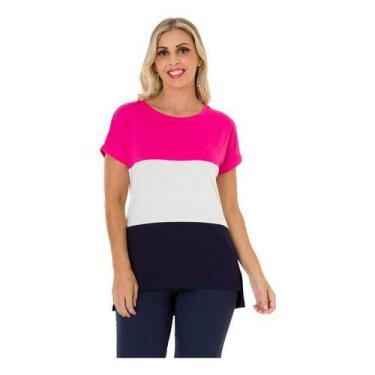 Imagem de Blusa Sobrelegging Feminina Long Line Academia - AG Industria, Pink 56