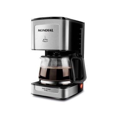 Imagem de Cafeteira Elétrica Mondial C-44-32X-SI Jarra de Vidro 32 Xícaras Preto 110V