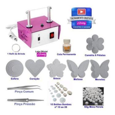 Imagem de Maquina de Cortar Fita Fuxico Flores - 24 moldes Exclusivos - ARTMAQ