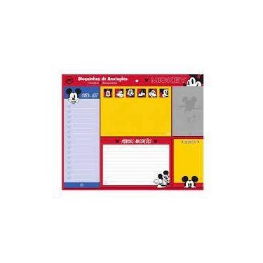 Imagem de Bloquinho de anotações mickey com 5 blocos de papel - DAC