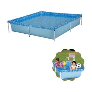 Imagem de Piscina Infantil Crianças 400L Pequena Retangular - Mor, UN, Diversas