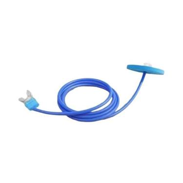 Imagem de Snorkel dobrável de silicone, tubo único para respiração, anti-aspireç