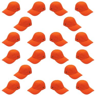 Imagem de Bone com Capacete EPI Kit 20 Uni Obra Seguranca do Trabalho Casquete Reparo Construcao Oficina Protecao Resistente