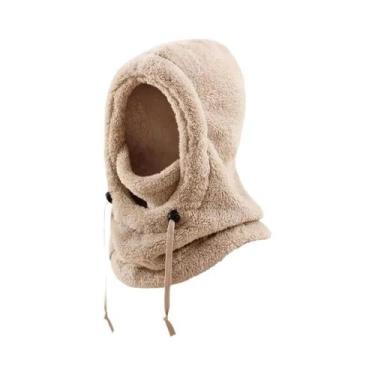 Imagem de Gorro De Inverno Para Crianças Com Máscara De Urso, Quente E Espesso, 