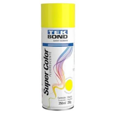 Imagem de Tinta Spray Uso Geral Pintura Todas Cores Automotivo Tekbond, Amarelo 