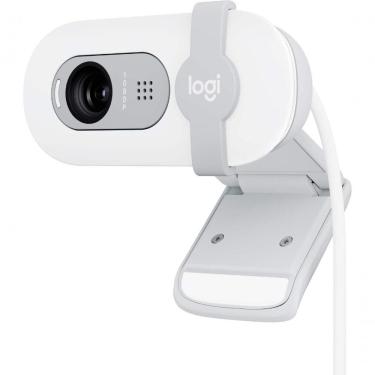 Imagem de Webcam Logitech Brio 100 Full HD 1080p com Microfone e Obturador Integrado Off White 960-001616