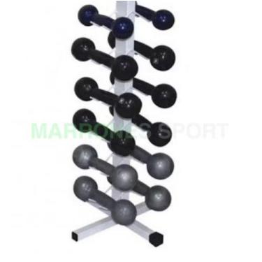 Imagem de Suporte 12 Halteres Peso Academia - Marrones Sport