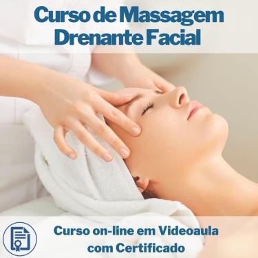 Imagem de Curso on-line em videoaula de Massagem Drenante Facial com Certificado