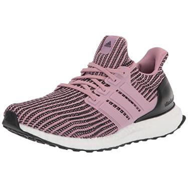 Imagem de adidas Tênis de corrida feminino Ultraboost 4.0 DNA, rosa shift/preto, 38, Shift Pink/Shift Pink/Preto, 36