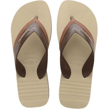 Imagem de Chinelo Havaianas Hybrid City Cor: Café Tam 43/44