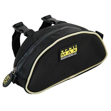 Imagem de TrailMax Bolsa de selim para cavalos e trilhas de nylon 1680-denier da série 500, serve para selas ocidentais e resistentes, em preto, azul geleira e vermelho