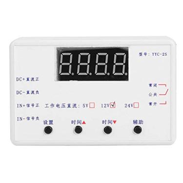 Imagem de YYC-2S Display LED Temporizador Ajustável Módulo Interruptor de Controle de Automação Carga DC/AC 5A 0,01 segundos a 999 minutos (12V)
