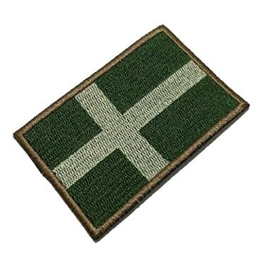 Imagem de BP0087T03 Bandeira Suécia Patch Bordado Termo Adesivo