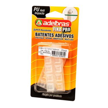 Imagem de Protetor Adesivo Anti-Impacto 20Peças Transpartente Quadrado 12,7X13mm 